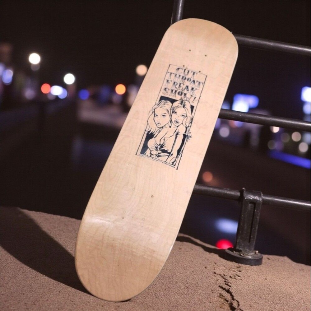 Jeremy Kinison Skateboard Deck Cutthroat Freak Show Art Rare Early 2000s Girls
